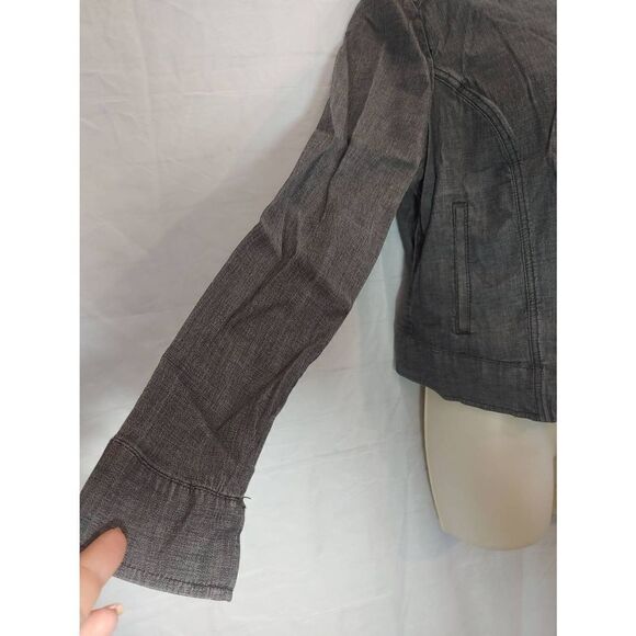 H By Halston Women's Size 12 Dark Grey Lightweight Jacket - Picture 2 of 6